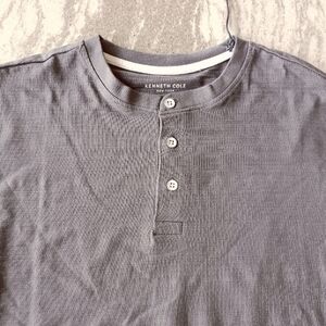 Kenneth Cole Men's Short Sleeve Henley T-shirt New Size Medium